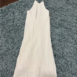 MARBLE Ivory Knit Maxi Dress